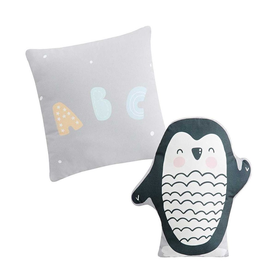 Hogar PEKEBABY Cojines Y Almohadas | Set 2 Cojines Decorativos Penguin Pekebaby