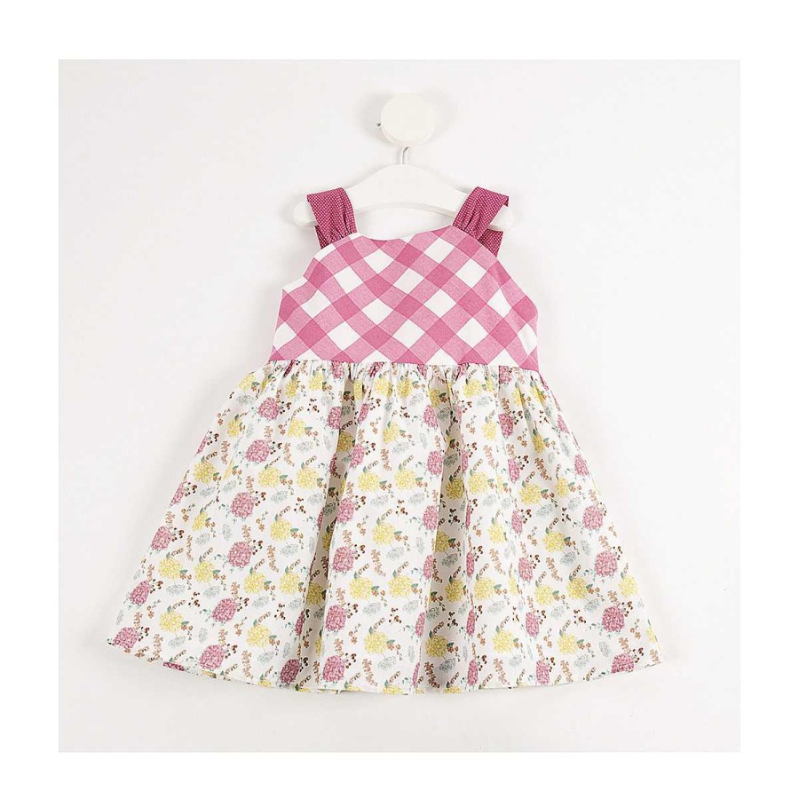 Moda BAYON Vestidos | Vestido Infantil Bolonia Bayon Rosa