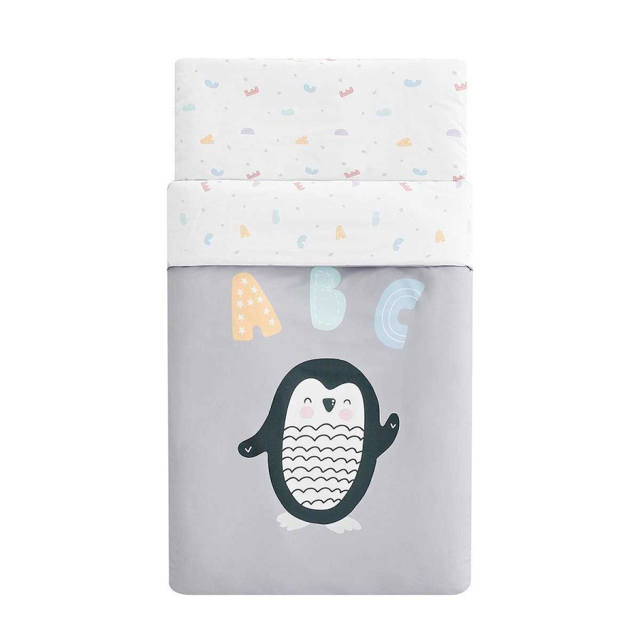 Hogar PEKEBABY Edred N Y Protector | Funda Nordica + Funda De Almohada Penguin Pekebaby