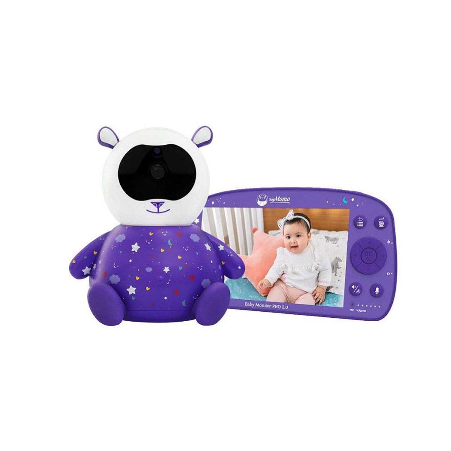 Hogar SOY MOMO Vigilabeb S | Vigilabebe Baby Monitor Soy Momo Purpura