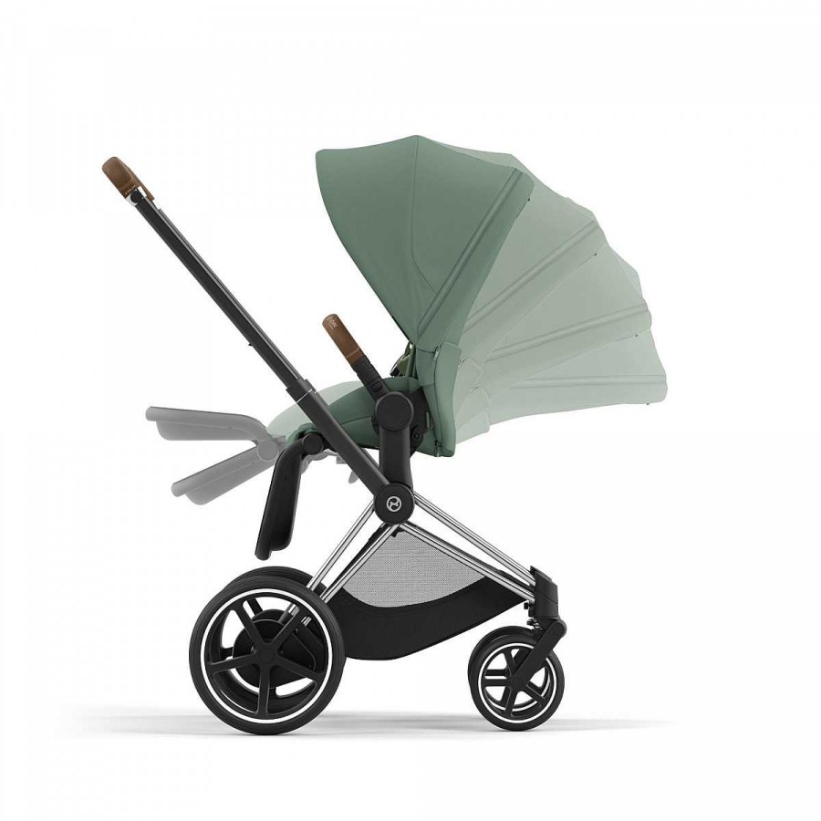 El Paseo CYBEX Cochecitos De Beb | Coche Epriam Chasis Chrome Brown Cybex