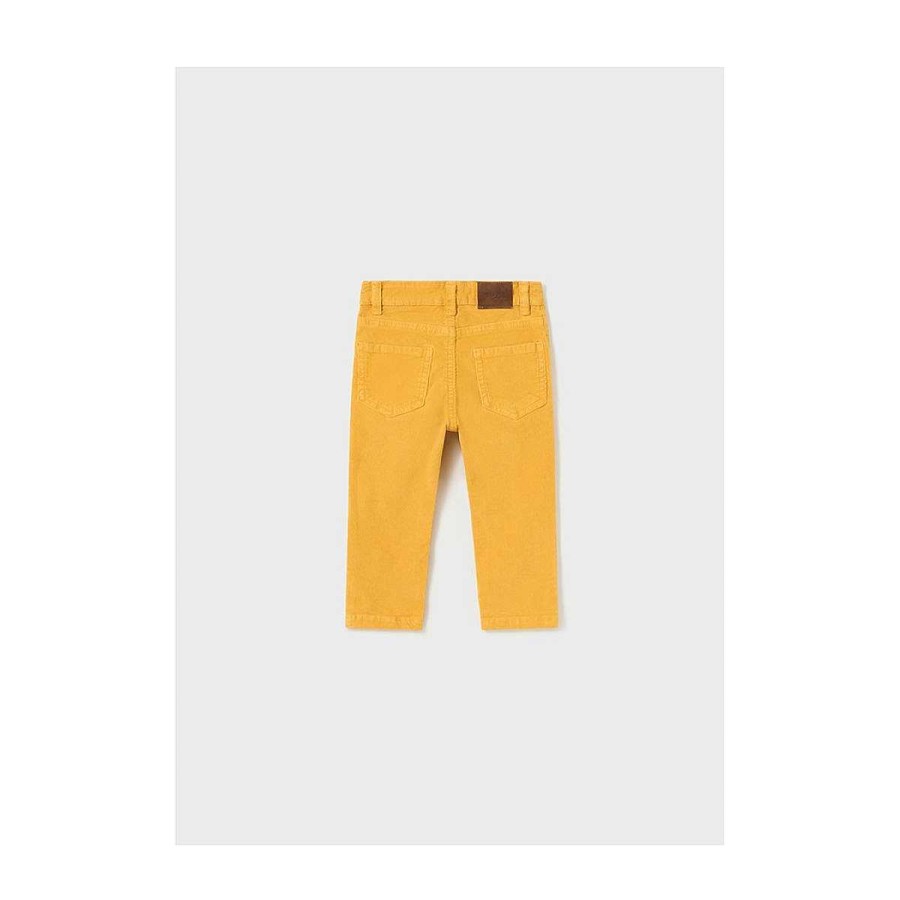 Moda MAYORAL Pantalones | Pantalon Pana Slim Basico Mayoral Mostaza