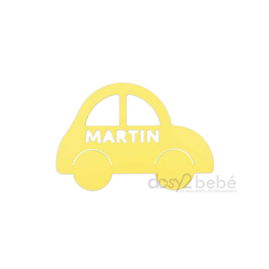 Hogar BAYON Decoraci N | Silueta Personalizada Coche Bayon 40Cm Amarillo