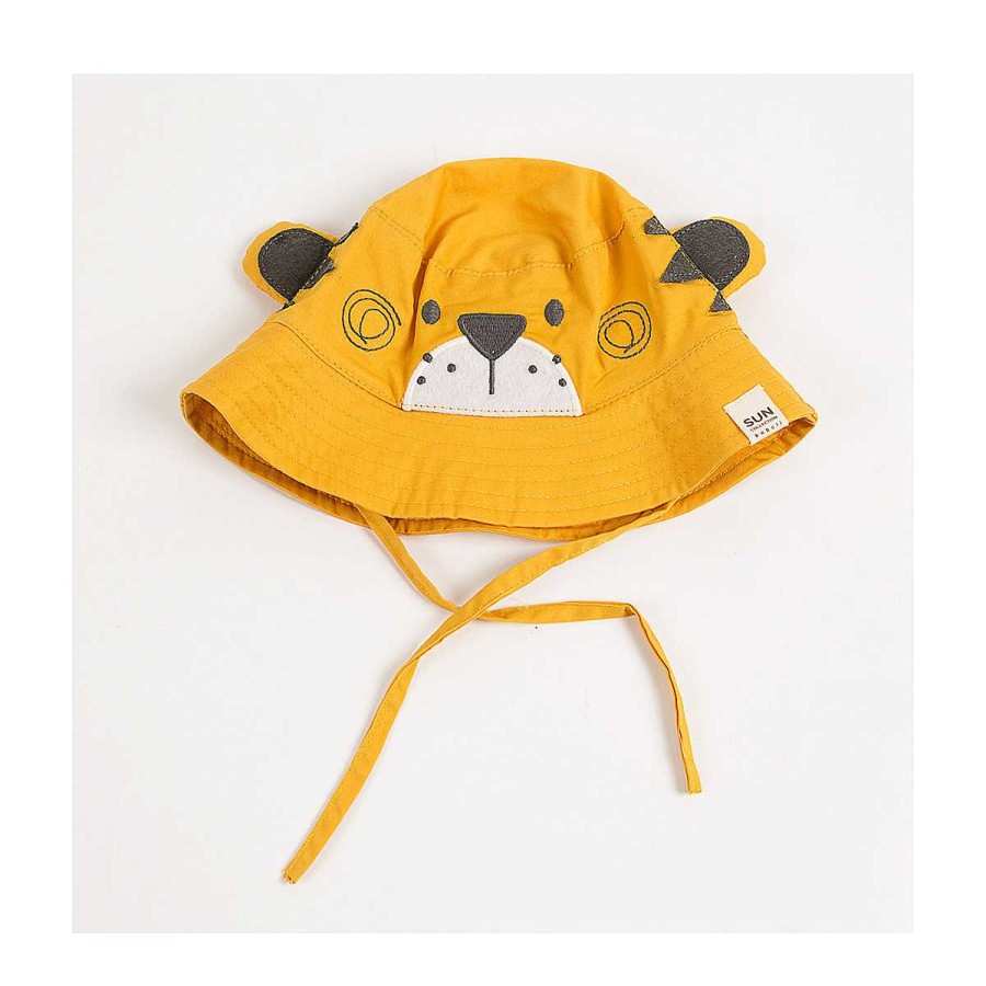 Moda BAYON Manoplas Y Gorros | Gorro Sarga Bebe Bayon Amarillo