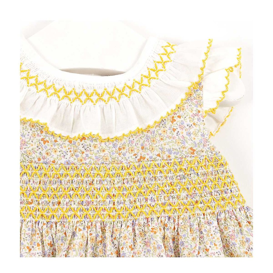 Moda BAYON Vestidos | Vestido Smock Lyly Bayon Amarillo