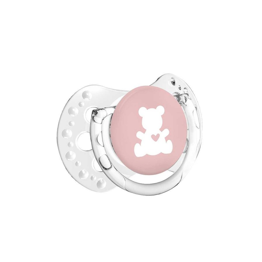 Higiene LOVI Chupetes | Pack Mini Chupetes Din Micos Lovi My Little Love Ni A 0-2 Meses Rosa