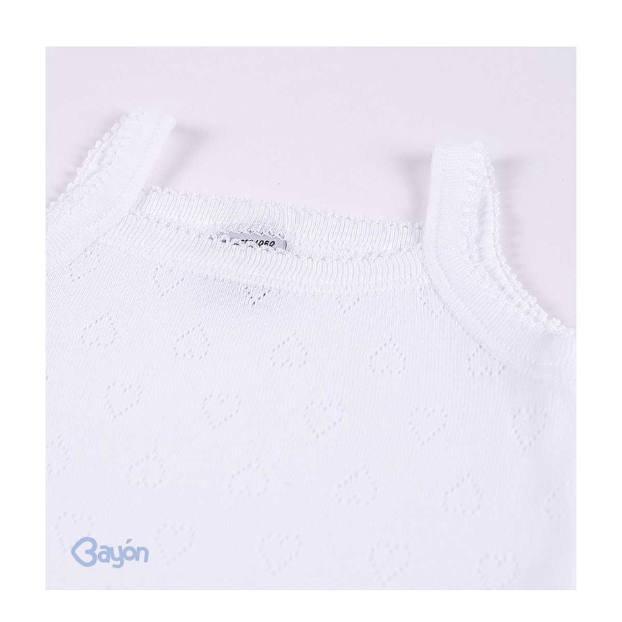 Moda BABIDU Ropa Interior | Body De Tirantes Ni A Calado Corazones Babidu Blanco