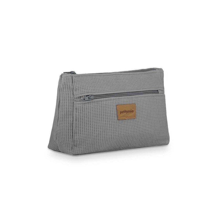 El Paseo PETIT PRAIA Bolsos | Neceser Barcelona Petit Praia 21X15X8 Cm Waffle Gris