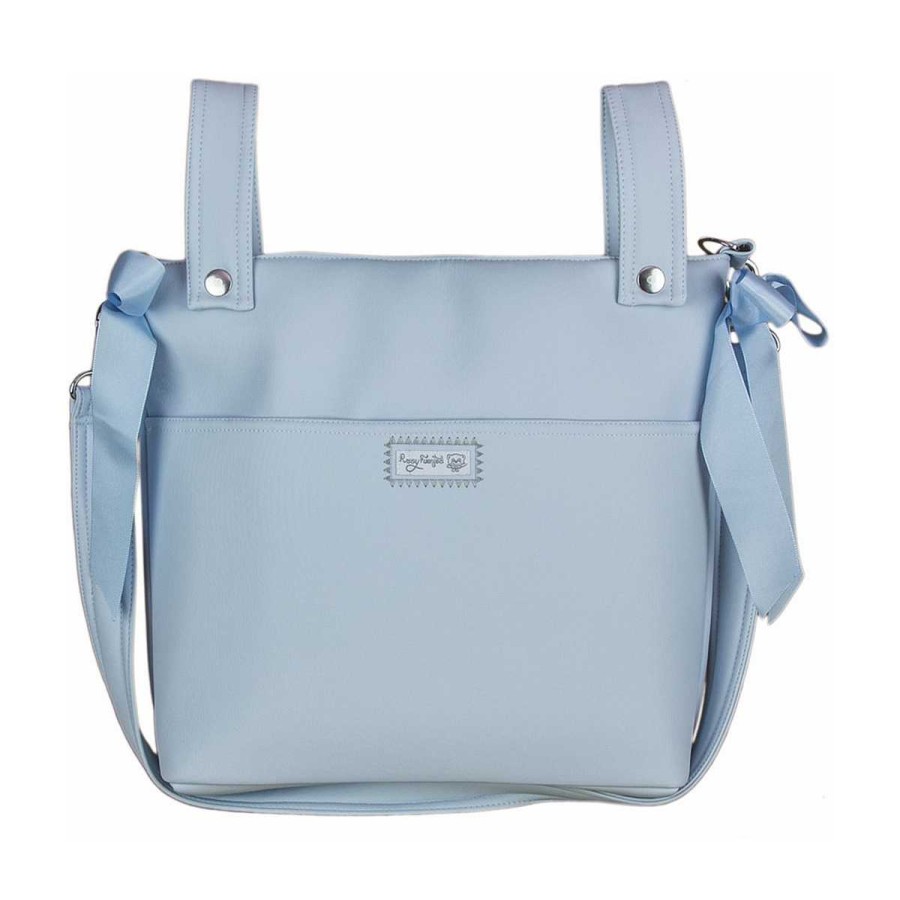 El Paseo ROSY Bolsos | Bolso Talega Piel Lisa Rosy Fuentes Azul