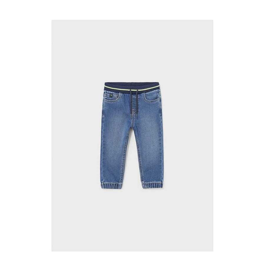 Moda MAYORAL Pantalones | Pantalon Soft Denim Patente Mayoral Jeans