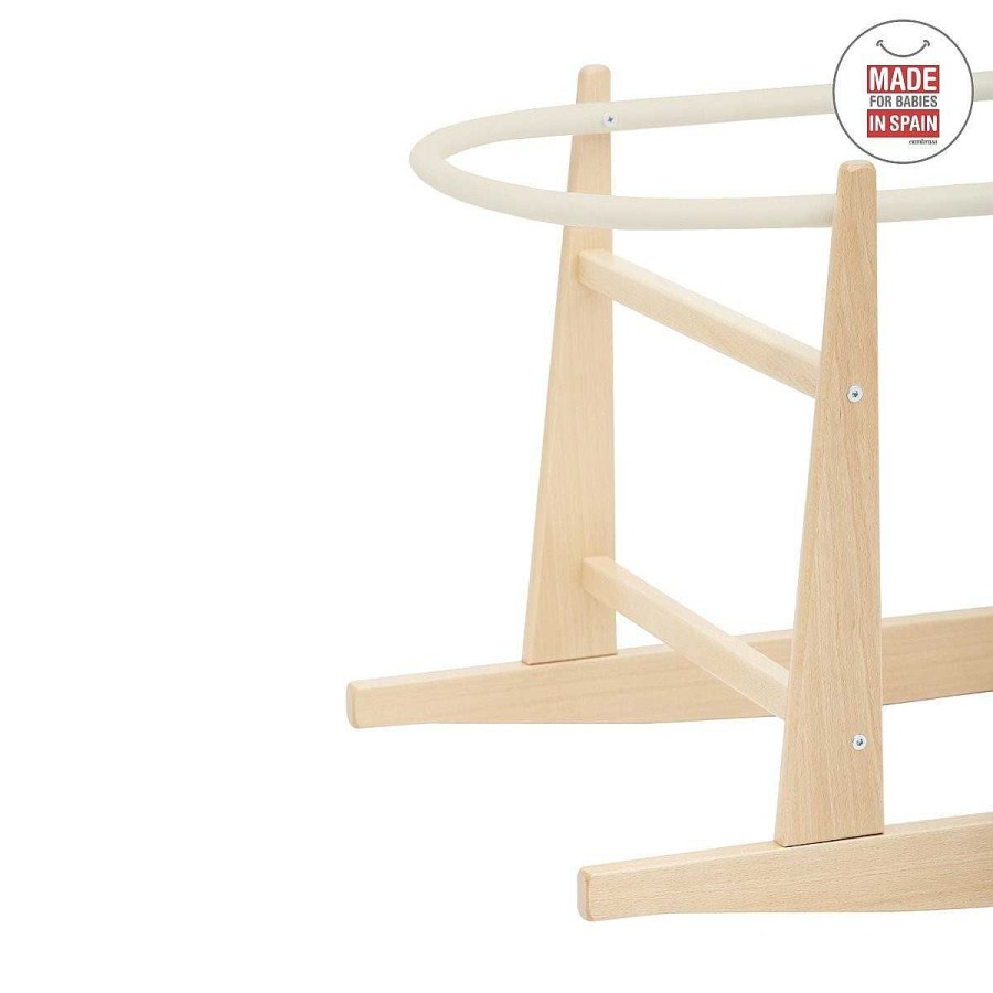 Hogar CAMBRASS Minicunas | Porta Cuco Madera Liso E 46.5X86X48.5 Cm Natural Cambrass