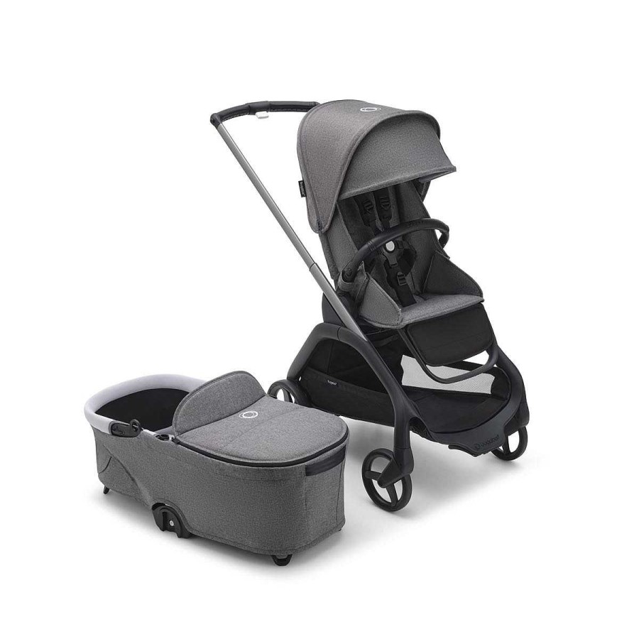 El Paseo BUGABOO Cochecitos De Beb | Cochecito 2 Piezas Bugaboo Dragonfly Completo Gris Melange