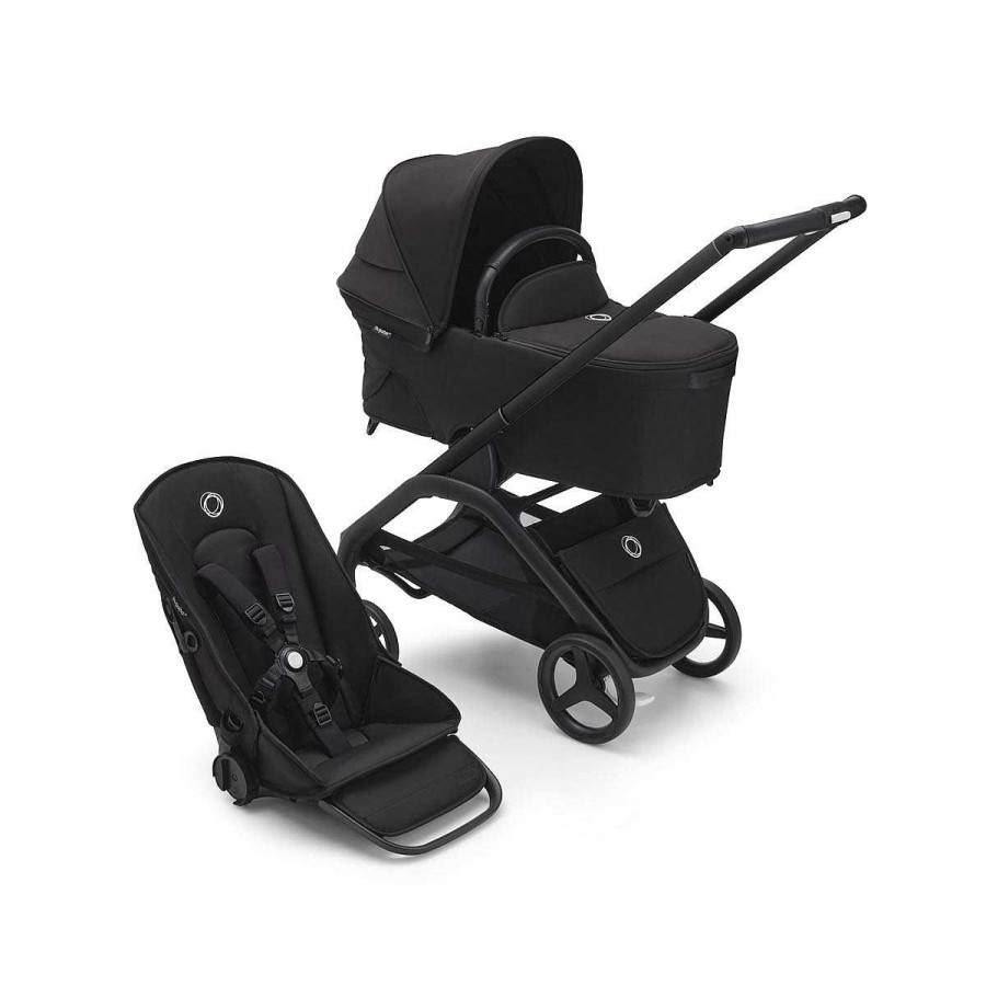 El Paseo BUGABOO Cochecitos De Beb | Cochecito 2 Piezas Bugaboo Dragonfly Completo Negro Medianoche